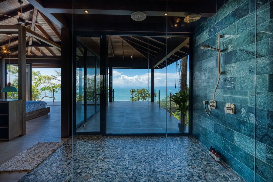 The open shower