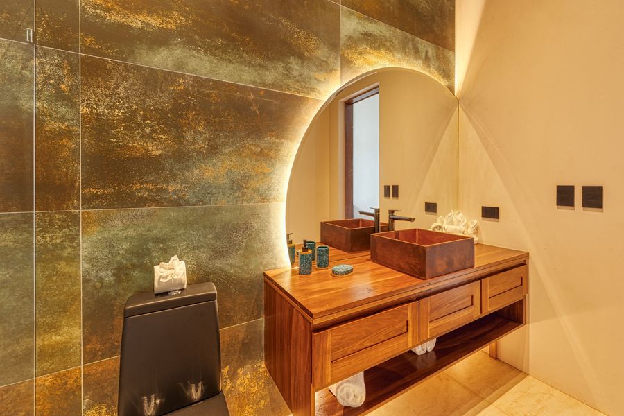 The Earth bathroom